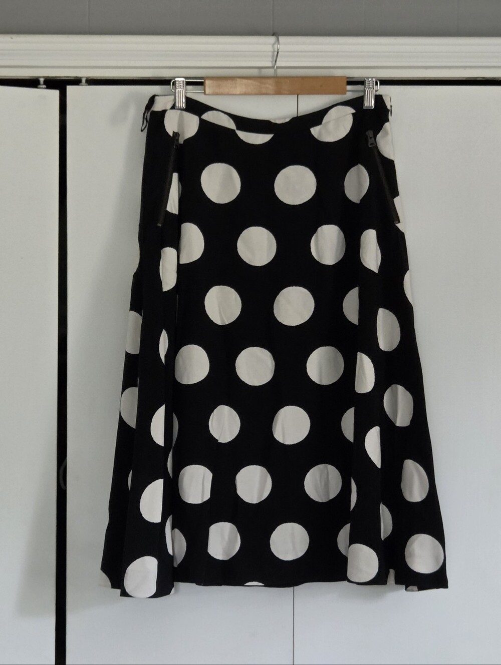 HD in Paris Black Skirt with White Polka Dots